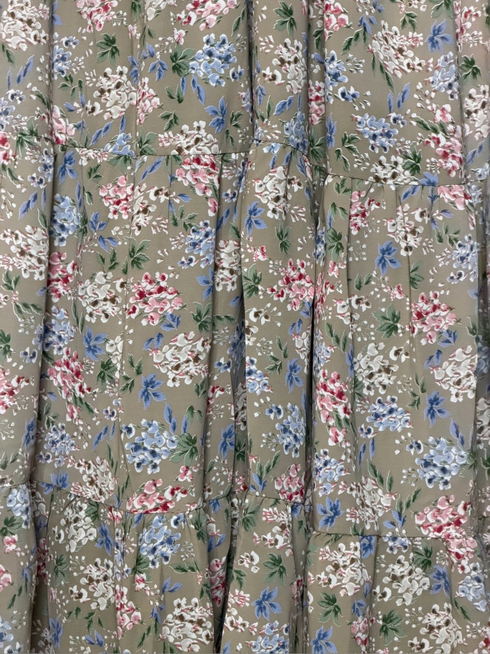 In Loom Floral Puff Sleeve Midi Dress Cottagecore Prairie NWT Medium - Picture 8 of 15